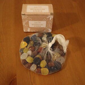 Natural earth tones stones, smooth decorative rocks for aquariums, decor, crafts
